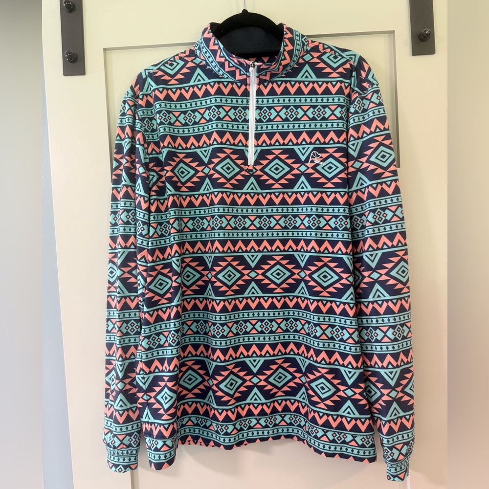 Geometric Patterned Men's Sweater - Multicolor